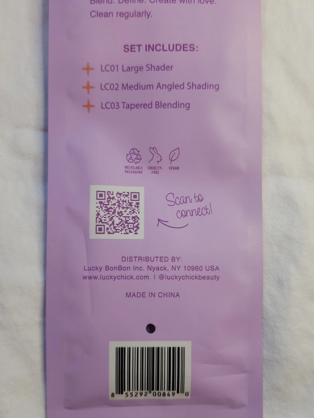 Lucky Chick brand Makeup brushes. New